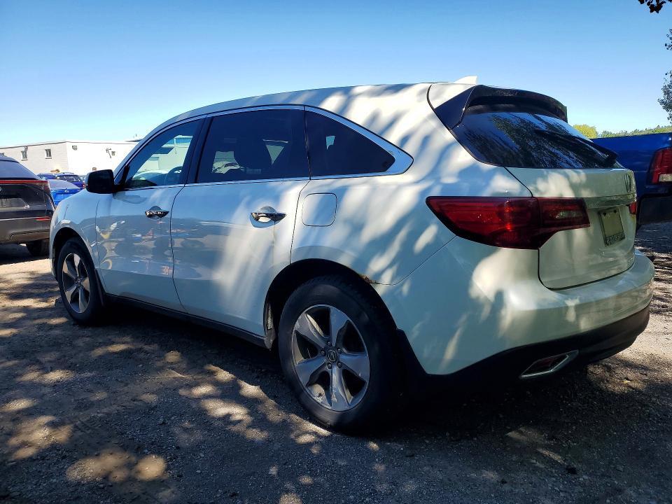 5FRYD4H24EB505387 2014 ACURA MDX photo no. 2