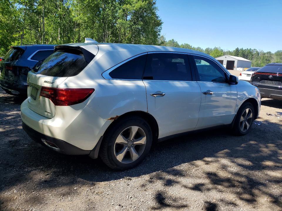 5FRYD4H24EB505387 2014 ACURA MDX photo no. 3