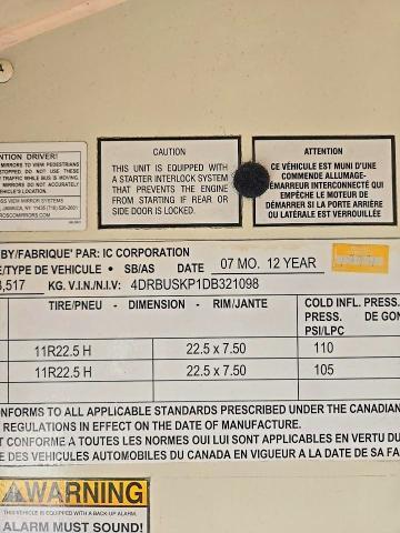 2013 IC CORPORATION CE SERIES SCHOOL - SCHOOL BUS — Фото 10 из 10
