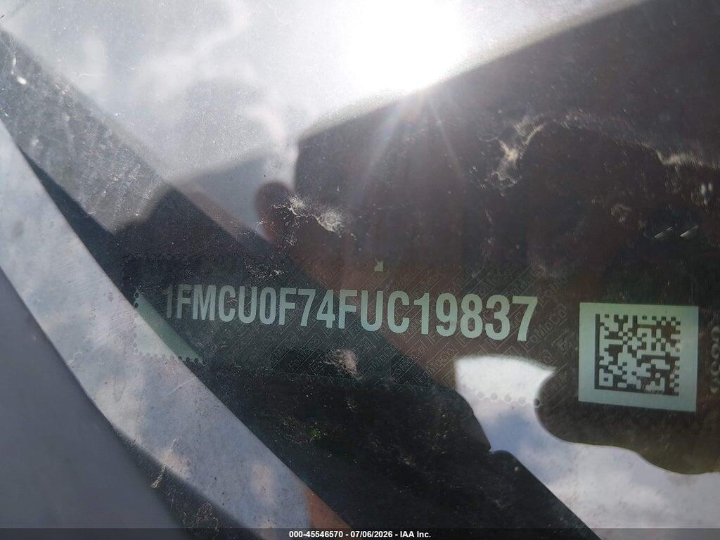 1FMCU0F74FUC19837 2015 FORD ESCAPE photo no. 9