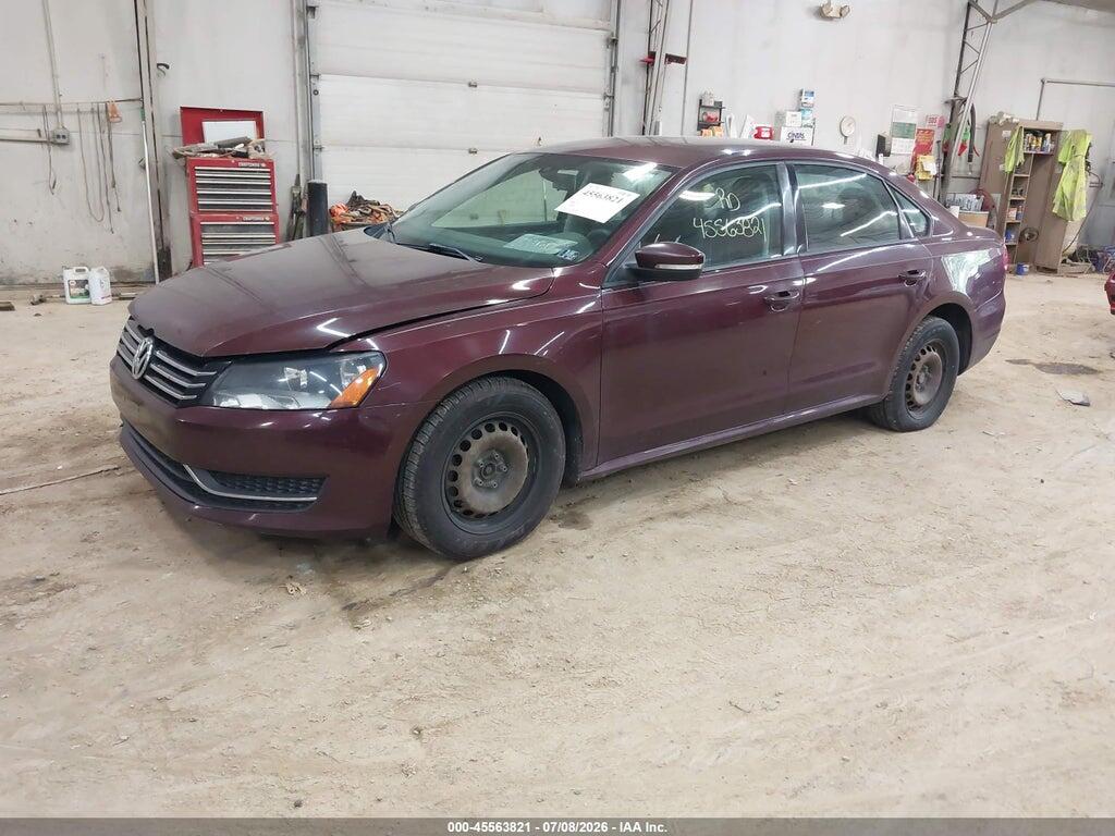 1VWAP7A31EC012209 2014 VOLKSWAGEN PASSAT photo no. 2