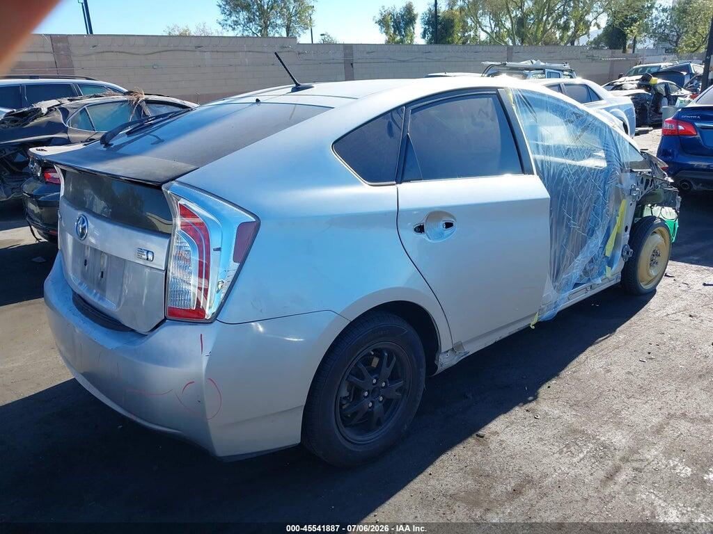 JTDKN3DU2D5608412 2013 TOYOTA PRIUS photo no. 4