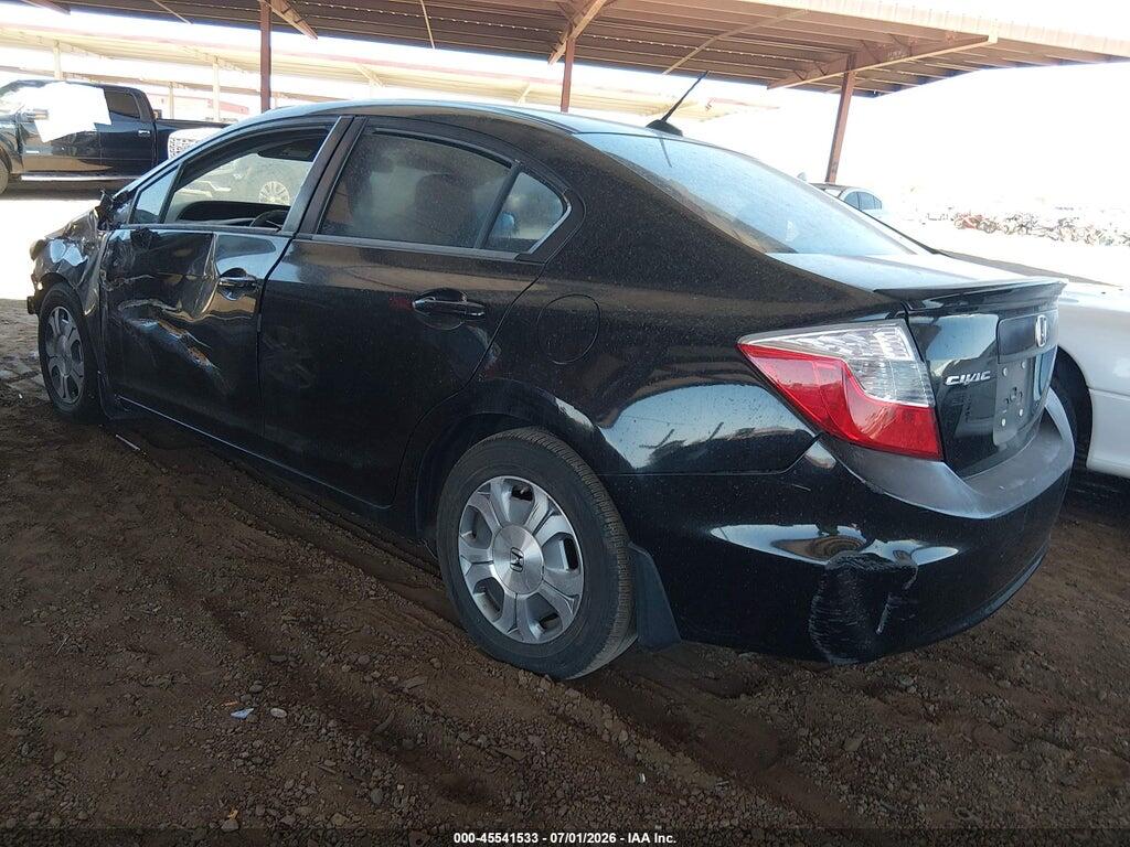 JHMFB4F3XCS001077 2012 HONDA CIVIC HYBRID photo no. 3