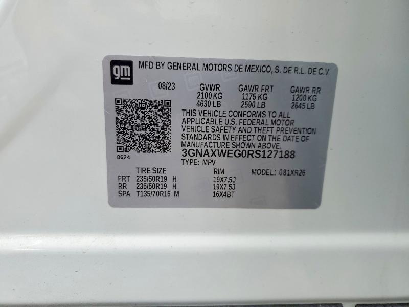2024 CHEVROLET EQUINOX RS — Фото 14 из 14