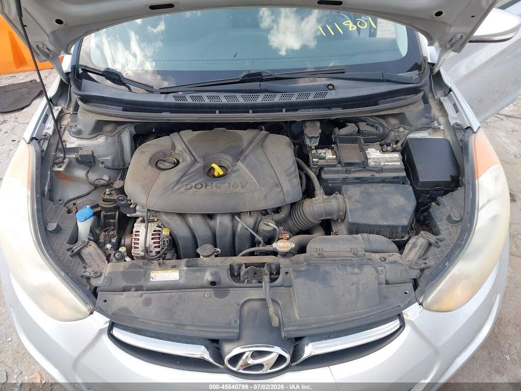 5NPDH4AE2CH111801 2012 HYUNDAI ELANTRA photo no. 10