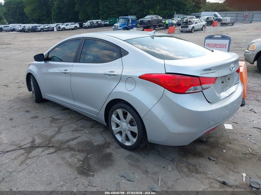 5NPDH4AE2CH111801 2012 HYUNDAI ELANTRA photo no. 3