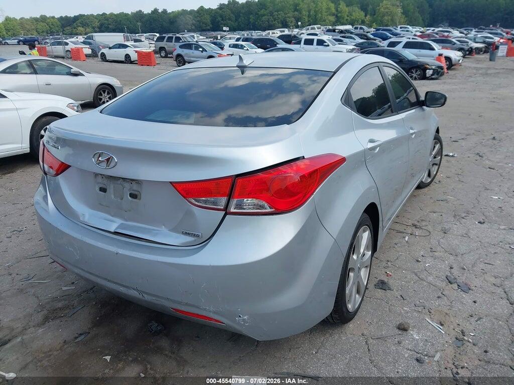 5NPDH4AE2CH111801 2012 HYUNDAI ELANTRA photo no. 4