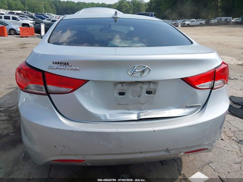 5NPDH4AE2CH111801 2012 HYUNDAI ELANTRA photo no. 6