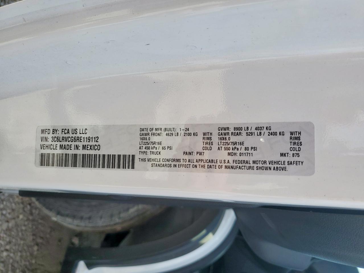 2024 RAM PROMASTER 2500 2500 HIGH — Фото 13 из 13