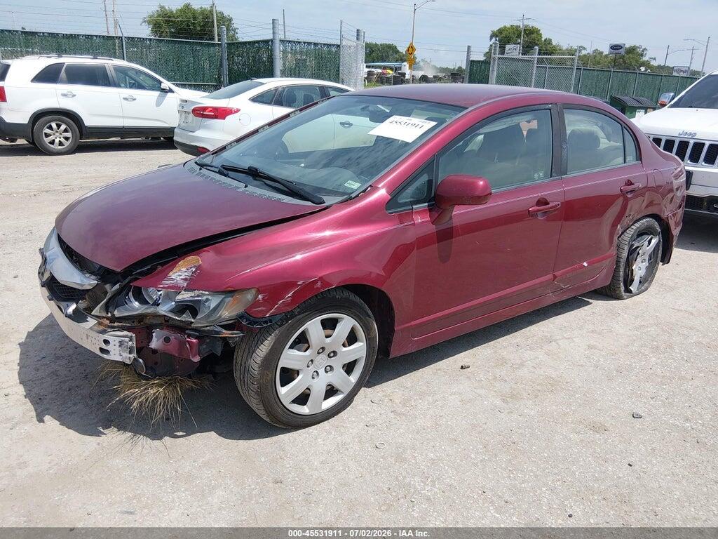 19XFA16549E005965 2009 HONDA CIVIC photo no. 2