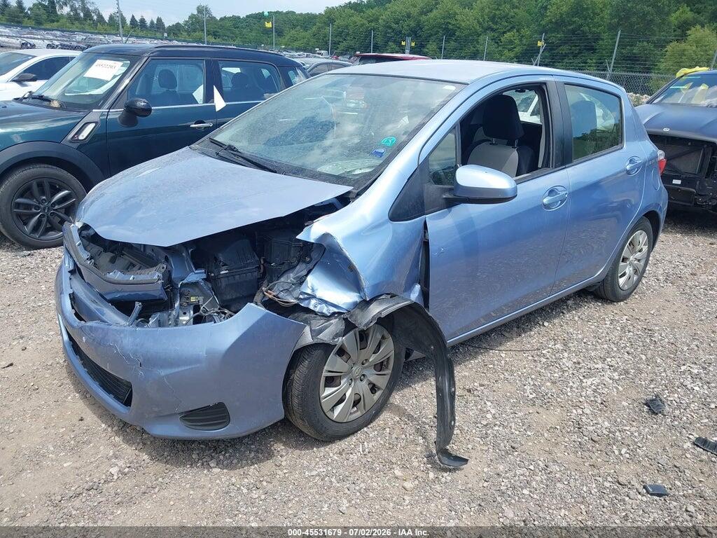 JTDKTUD30CD539162 2012 TOYOTA YARIS photo no. 2