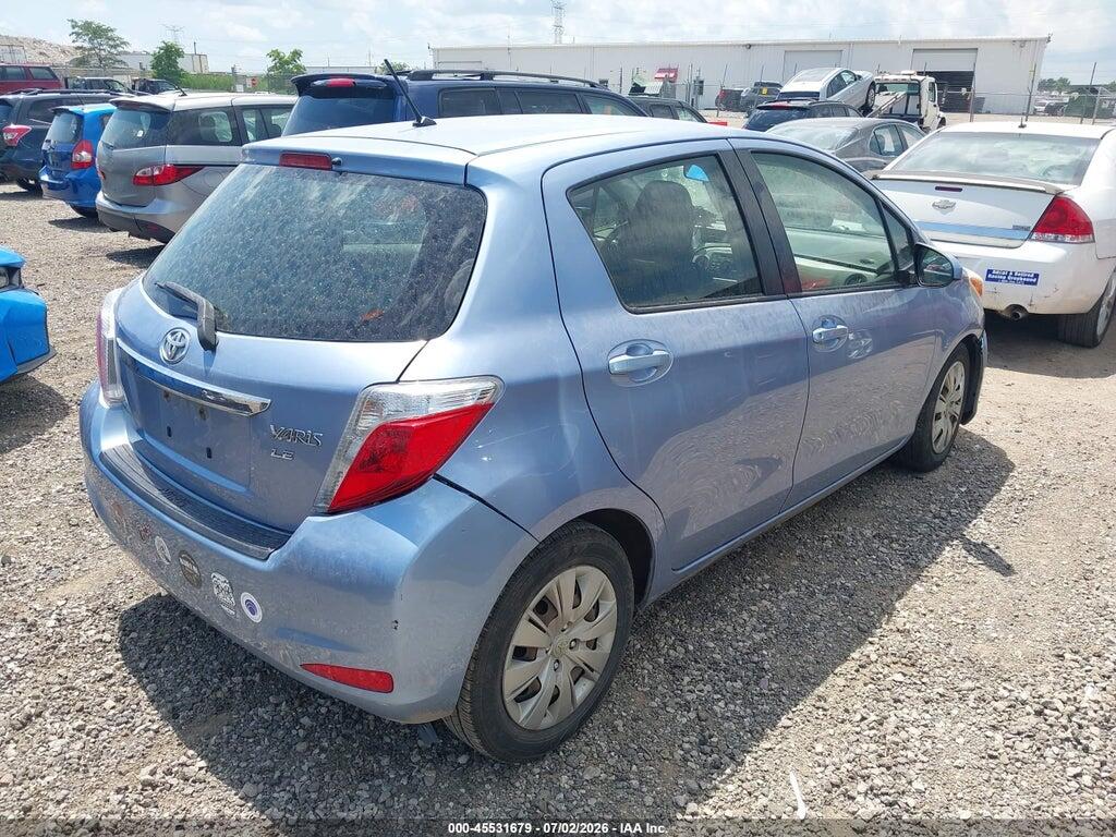 JTDKTUD30CD539162 2012 TOYOTA YARIS photo no. 4