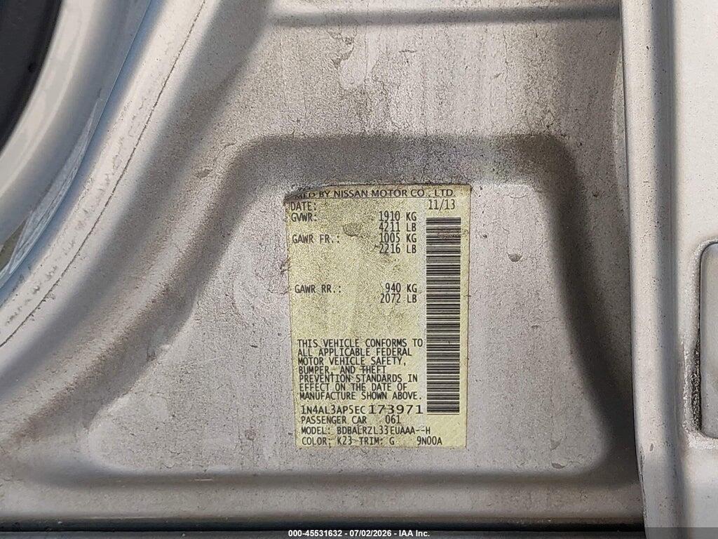 1N4AL3AP5EC173971 2014 NISSAN ALTIMA photo no. 9