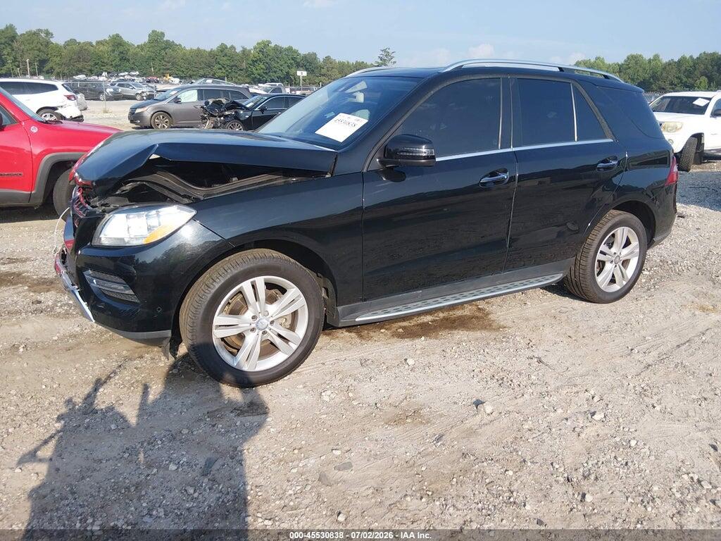 4JGDA5JB7FA616174 2015 MERCEDES-BENZ ML 350 photo no. 2