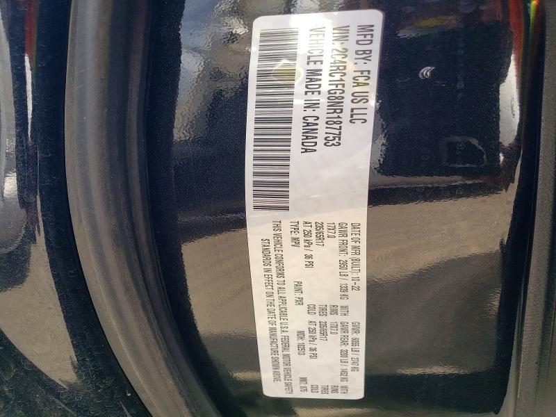 2C4RC1FG8NR187753 2022 CHRYSLER PACIFICA photo no. 12