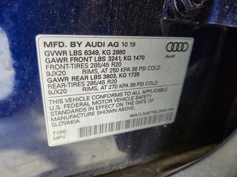 2020 AUDI Q7 PREMIUM PLUS — Фото 13 из 13