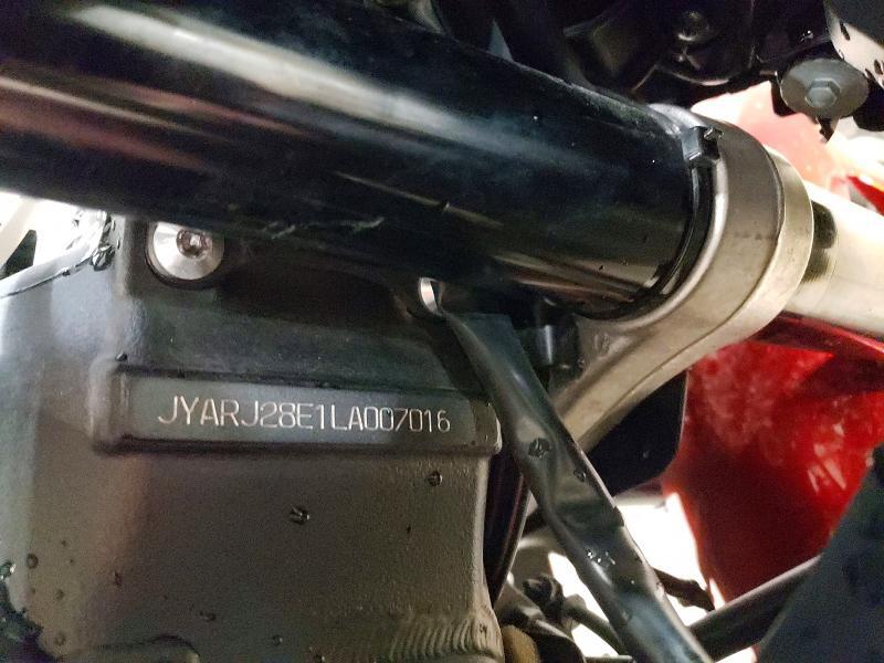 JYARJ28E1LA007016 2020 YAMAHA YZFR6 photo no. 9