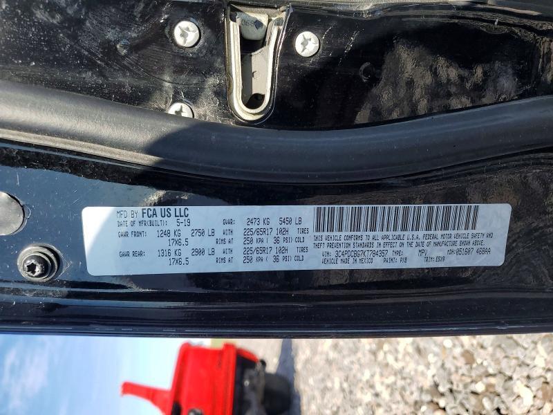3C4PDCBG7KT784357 2019 DODGE JOURNEY photo no. 12
