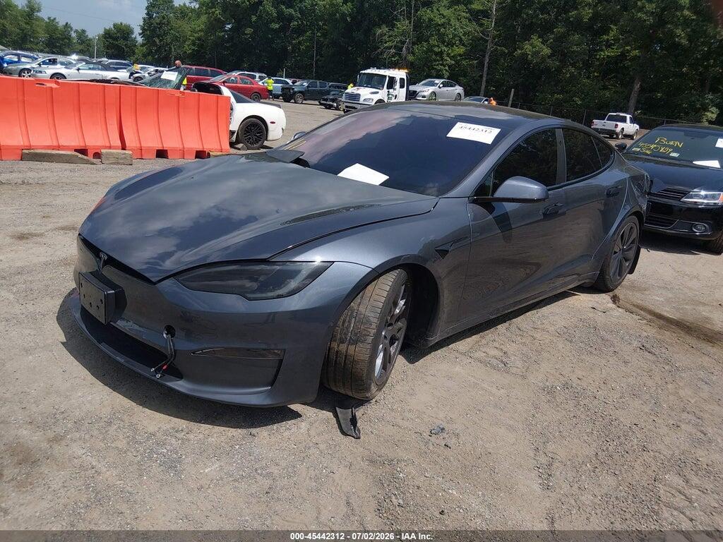 5YJSA1E5XNF484283 2022 TESLA MODEL S photo no. 2