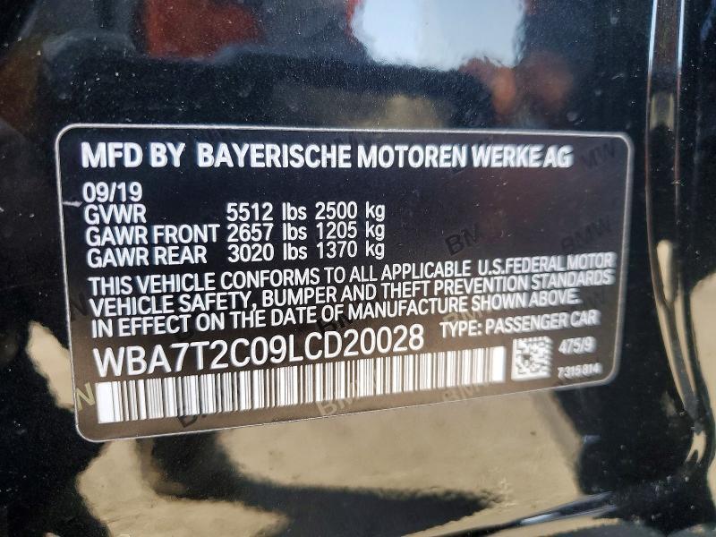 2020 BMW 740 I — Фото 12 из 12