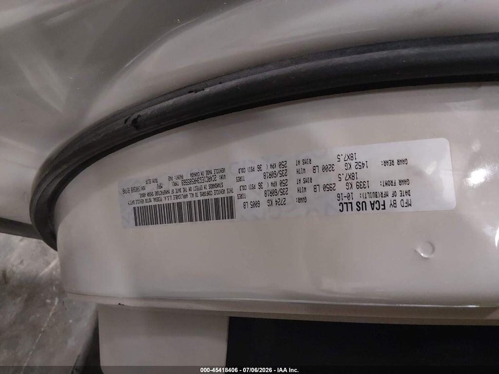 2C4RC1EG3HR585569 2017 CHRYSLER PACIFICA photo no. 9