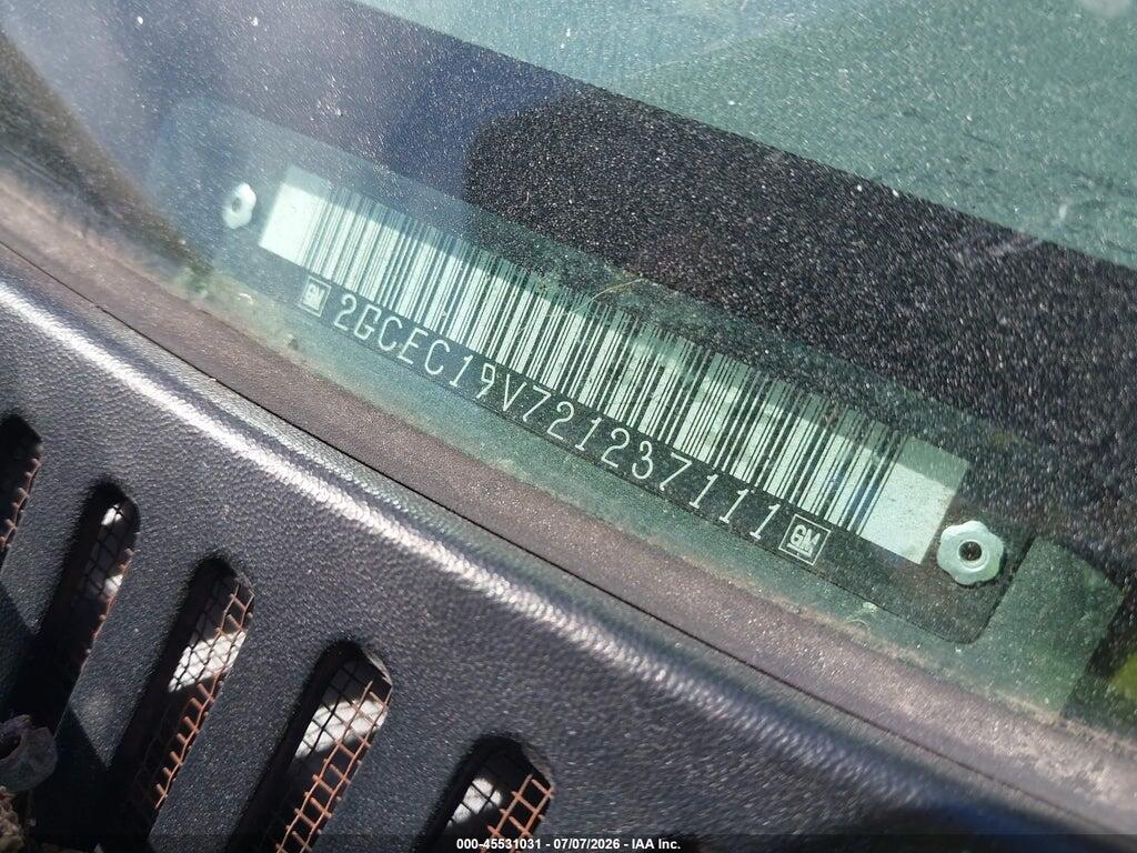 2GCEC19V721237111 2002 CHEVROLET SILVERADO 1500 photo no. 9
