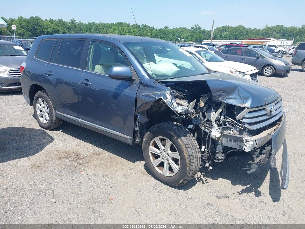 5TDZA3EH2CS019333 2012 TOYOTA HIGHLANDER photo no. 1