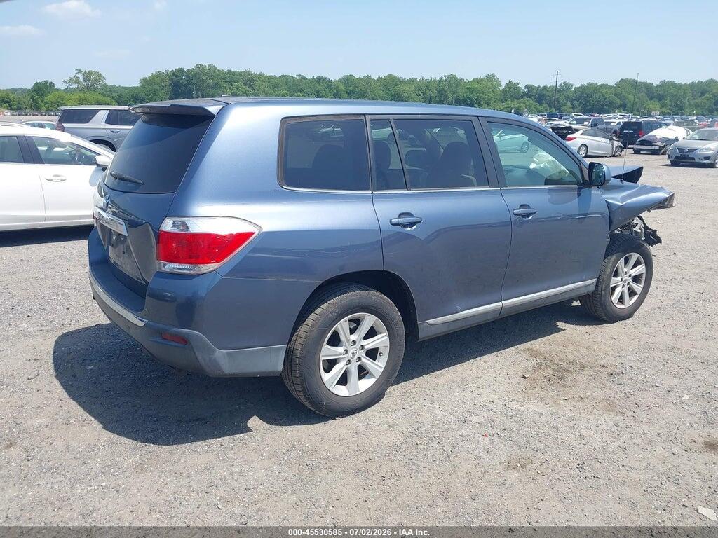 5TDZA3EH2CS019333 2012 TOYOTA HIGHLANDER photo no. 4