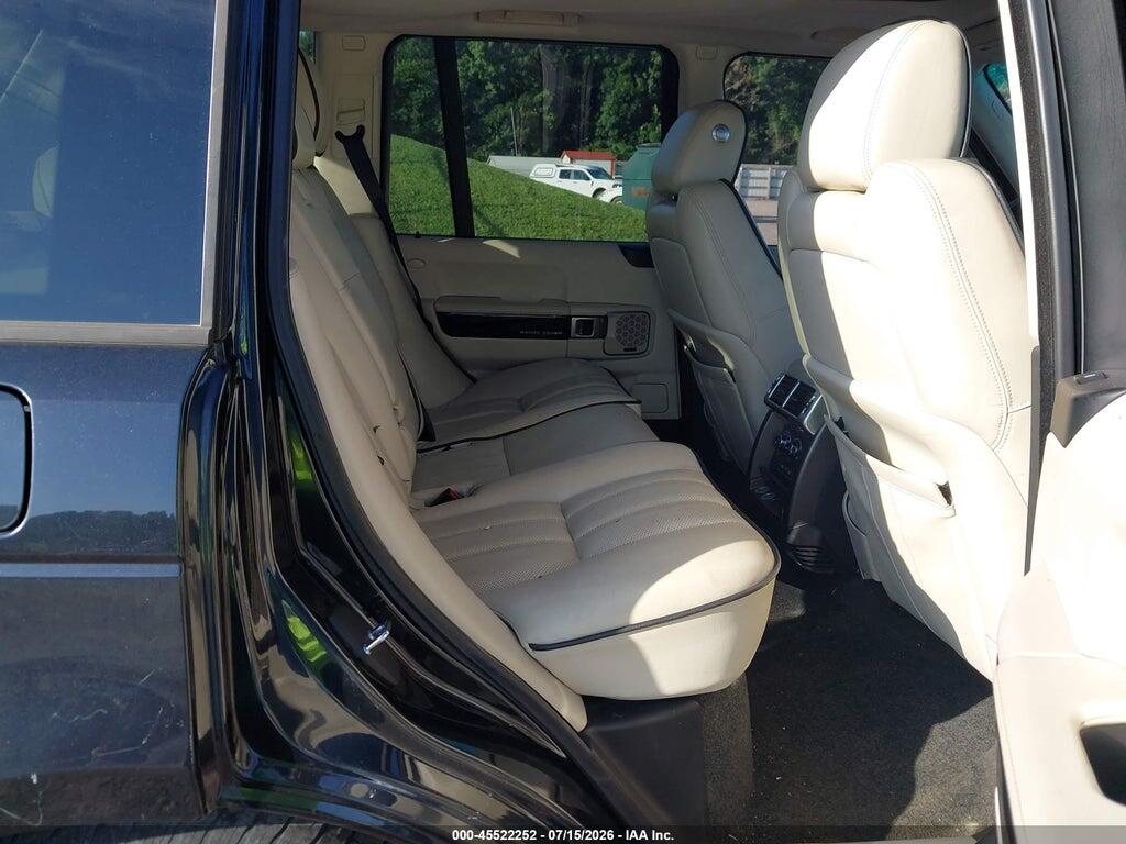 SALMF1E46CA369907 2012 LAND ROVER RANGE ROVER photo no. 8