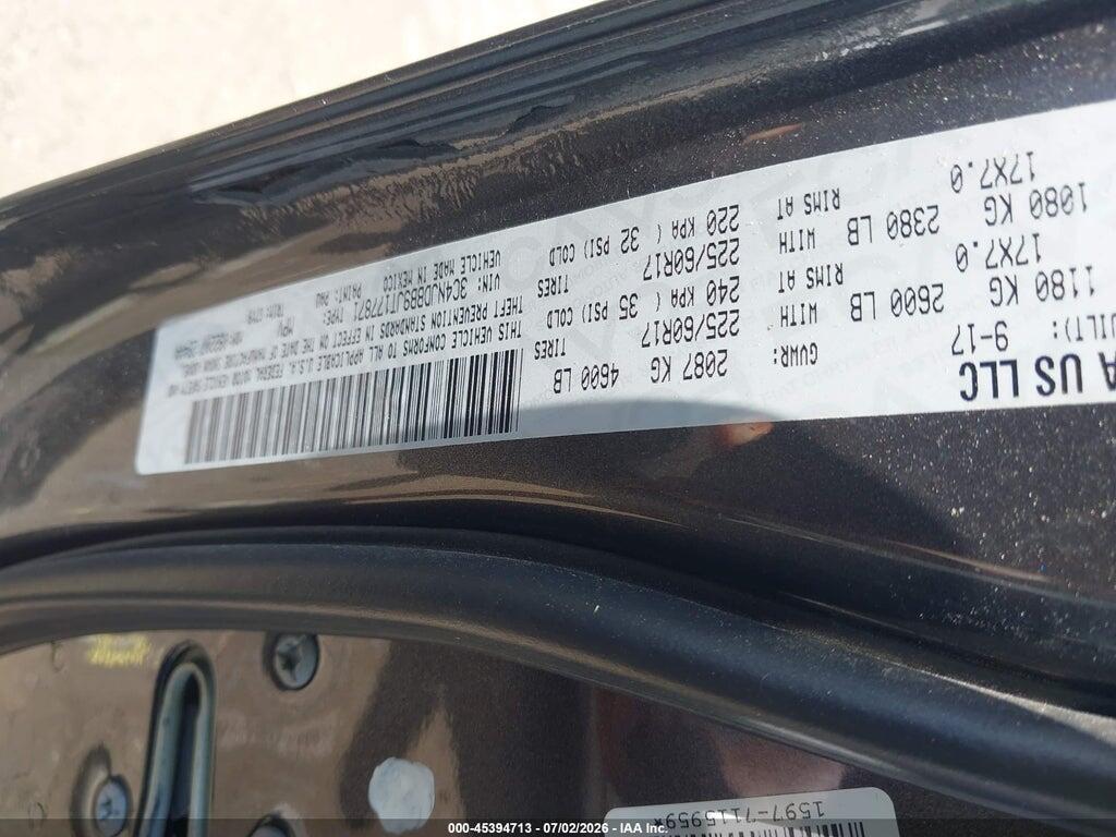 3C4NJDBB9JT177871 2018 JEEP COMPASS photo no. 9