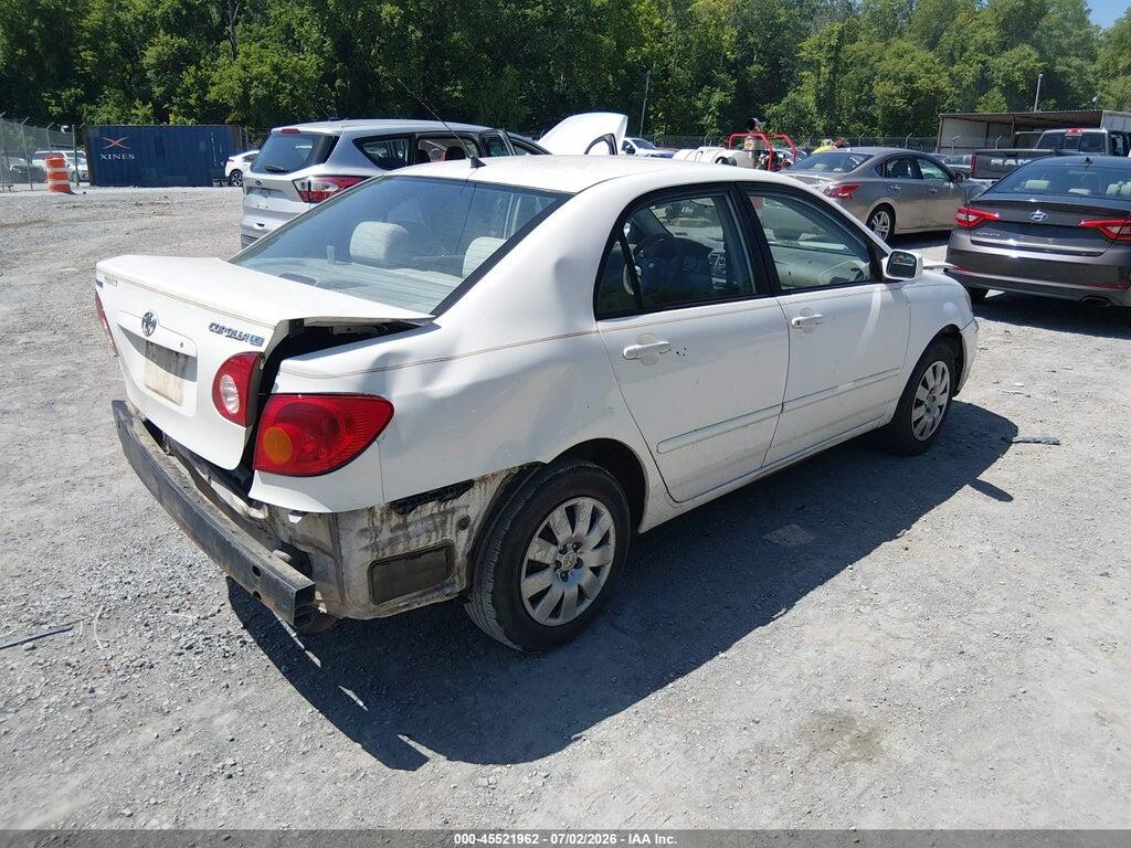 2T1BR32E23C082557 2003 TOYOTA COROLLA photo no. 4