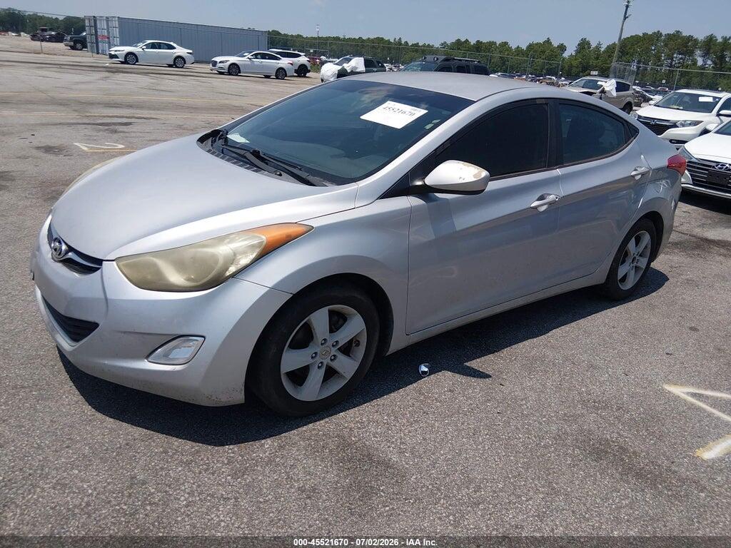 5NPDH4AE9CH079090 2012 HYUNDAI ELANTRA photo no. 2