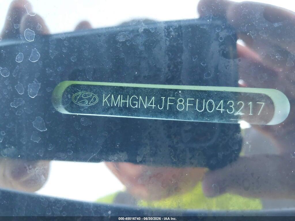 KMHGN4JF8FU043217 2015 HYUNDAI GENESIS photo no. 9