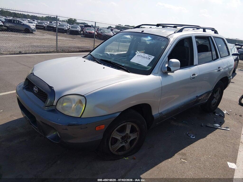KM8SC13D54U817172 2004 HYUNDAI SANTA FE photo no. 2