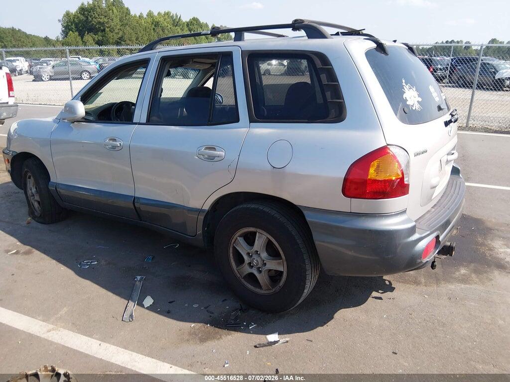 KM8SC13D54U817172 2004 HYUNDAI SANTA FE photo no. 3