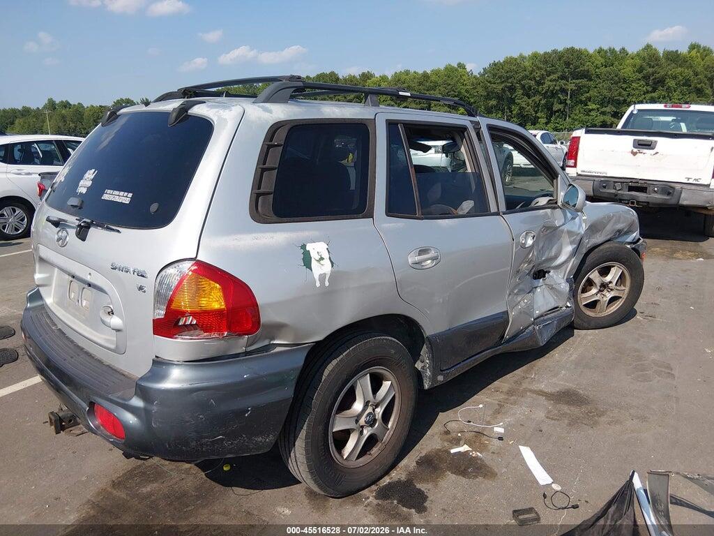 KM8SC13D54U817172 2004 HYUNDAI SANTA FE photo no. 4