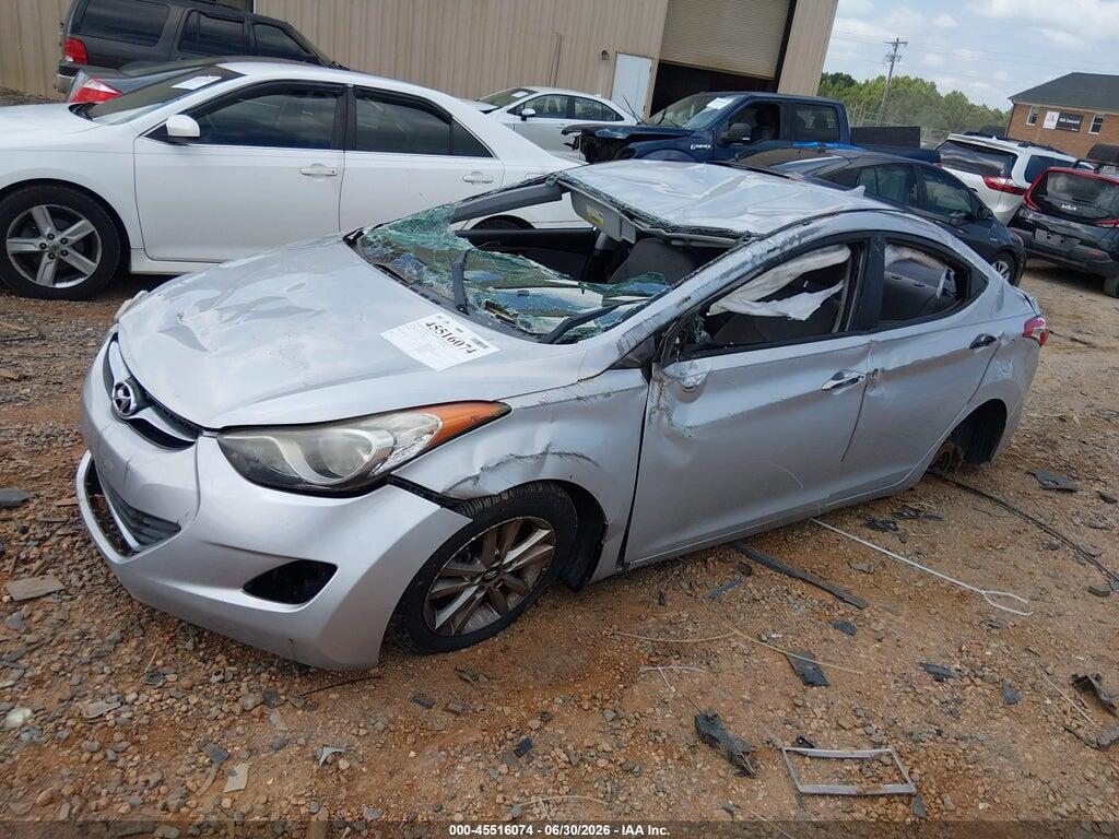 5NPDH4AE3DH453985 2013 HYUNDAI ELANTRA photo no. 2