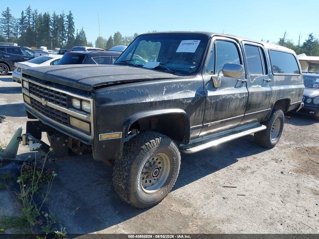 1GNGV26K2KF136514 1989 CHEVROLET SUBURBAN photo no. 2