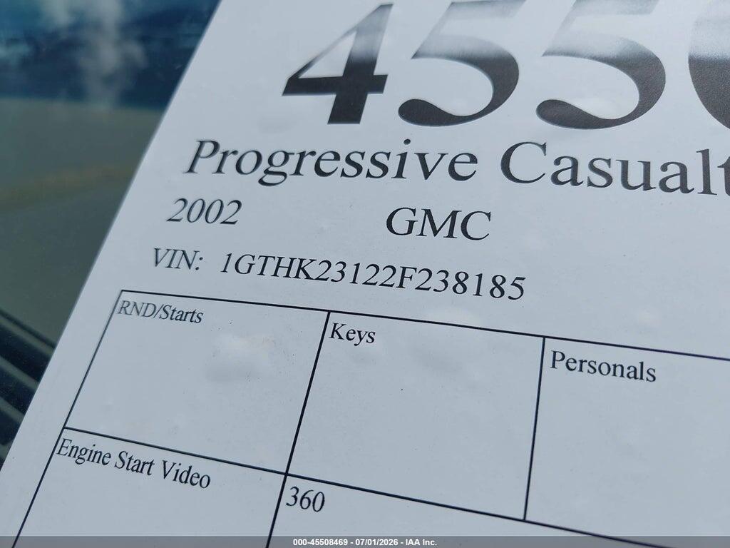 1GTHK23122F238185 2002 GMC SIERRA 2500HD photo no. 9