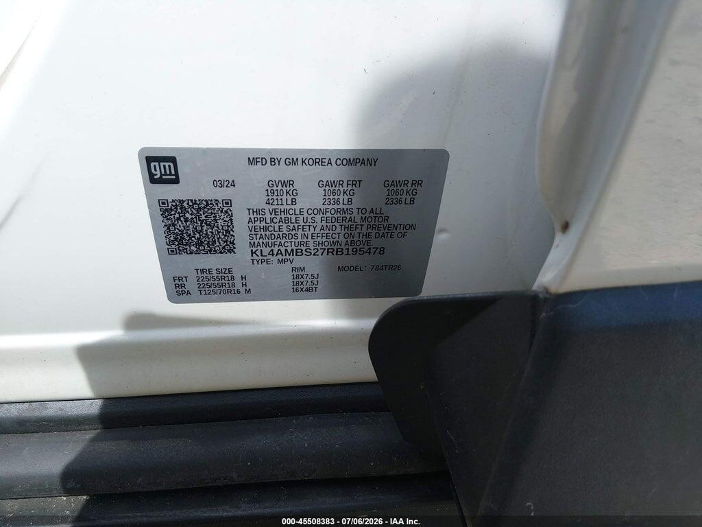 KL4AMBS27RB195478 2024 BUICK ENCORE GX photo no. 9