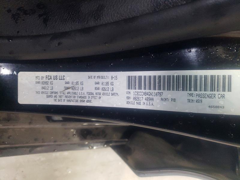 1C3CCCAB4GN110797 2016 CHRYSLER 200 photo no. 12