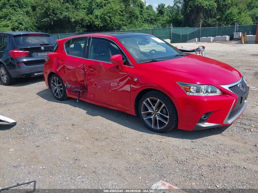 JTHKD5BH7E2194758 2014 LEXUS CT 200H photo no. 1