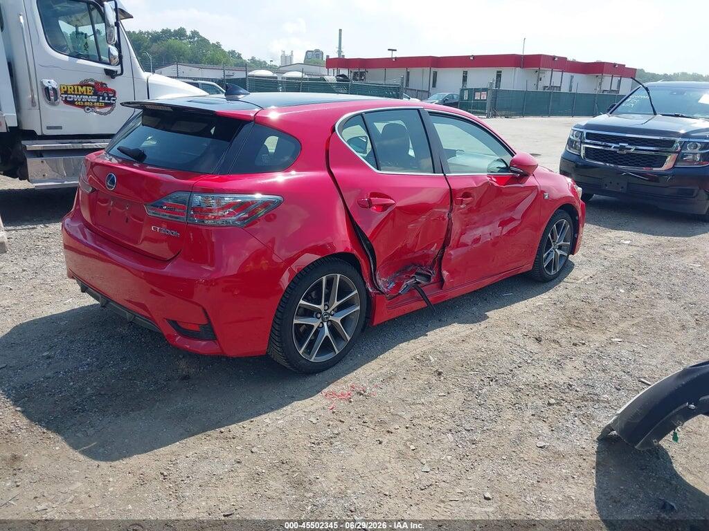 JTHKD5BH7E2194758 2014 LEXUS CT 200H photo no. 4