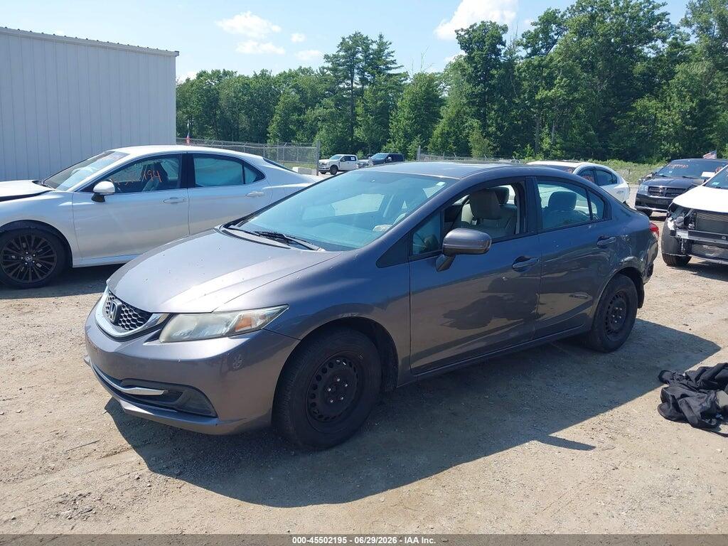 2HGFB2F54FH509632 2015 HONDA CIVIC photo no. 2