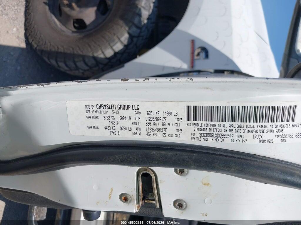 3C63RRGLXDG559507 2013 RAM 3500 photo no. 8