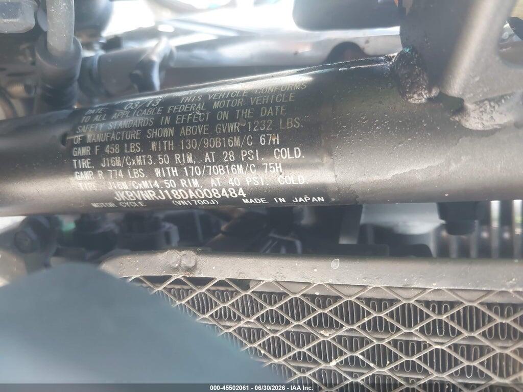 JKBVNRJ18DA008484 2013 KAWASAKI VN1700 photo no. 10