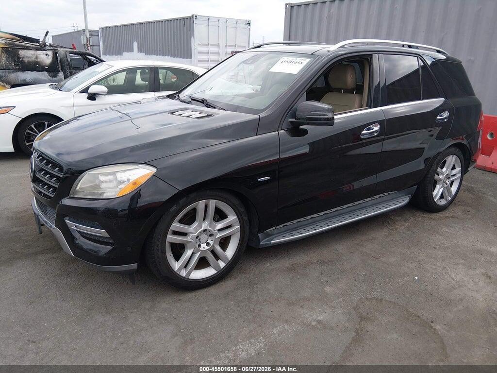 4JGDA2EB7CA054748 2012 MERCEDES-BENZ ML 350 BLUETEC photo no. 2