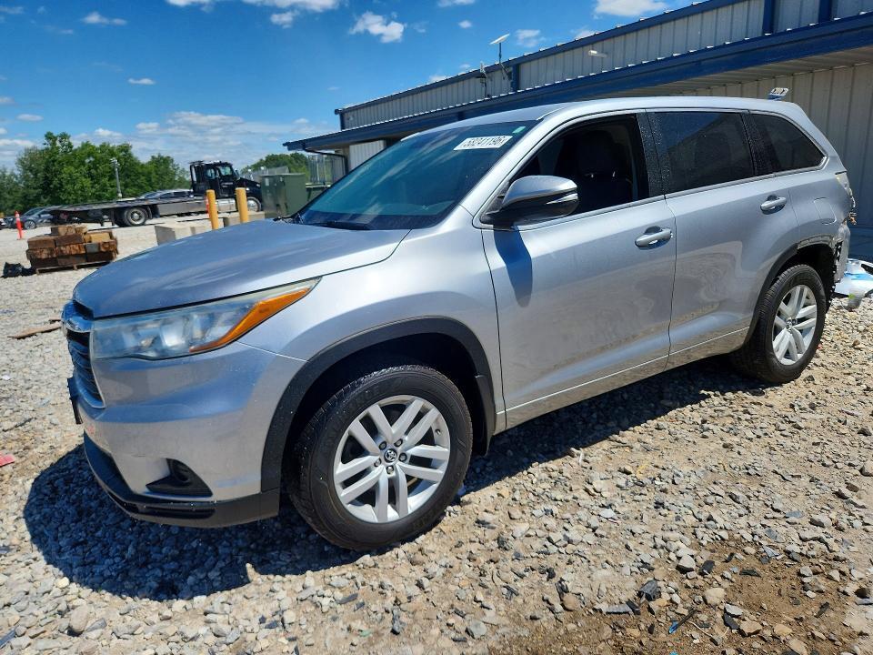 5TDBKRFH2GS324434 2016 TOYOTA HIGHLANDER photo no. 1