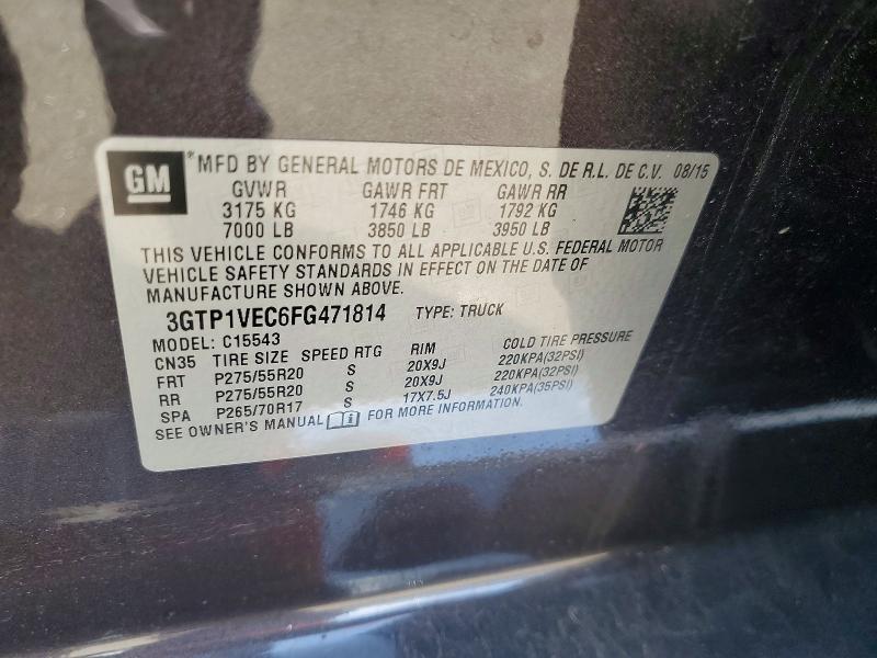 2015 GMC SIERRA C1500 SLT — Фото 13 из 13