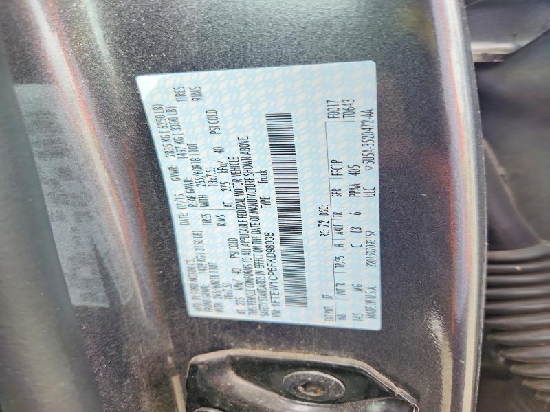 1FTEW1CP6FKD98038 2015 FORD F150 photo no. 12